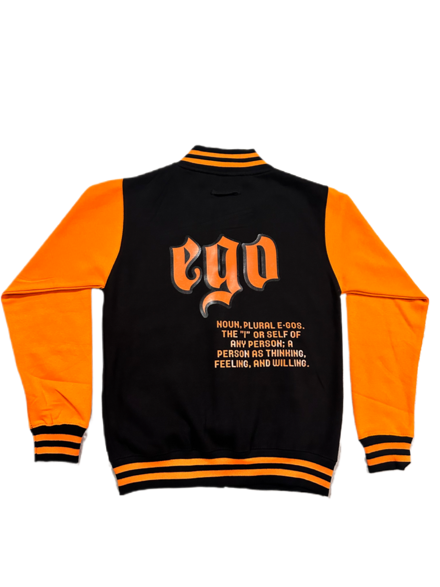 Ego Varsity: Orange and Black