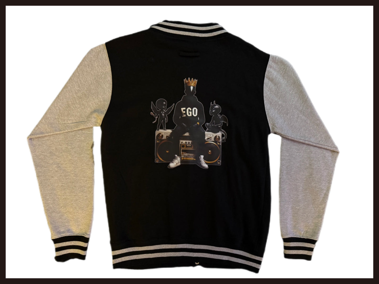 EGO Varsity Gray and Black
