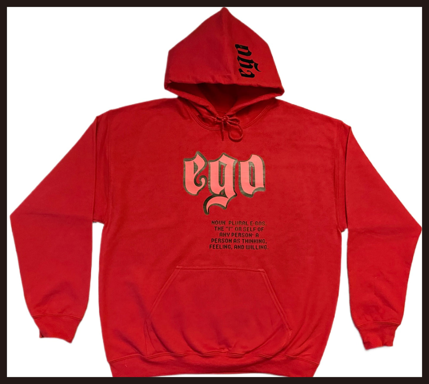 Red and Black Ego Hoodie