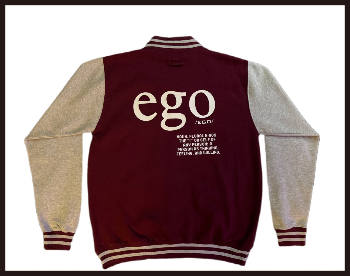 EGO Varsity Gray and Maroon