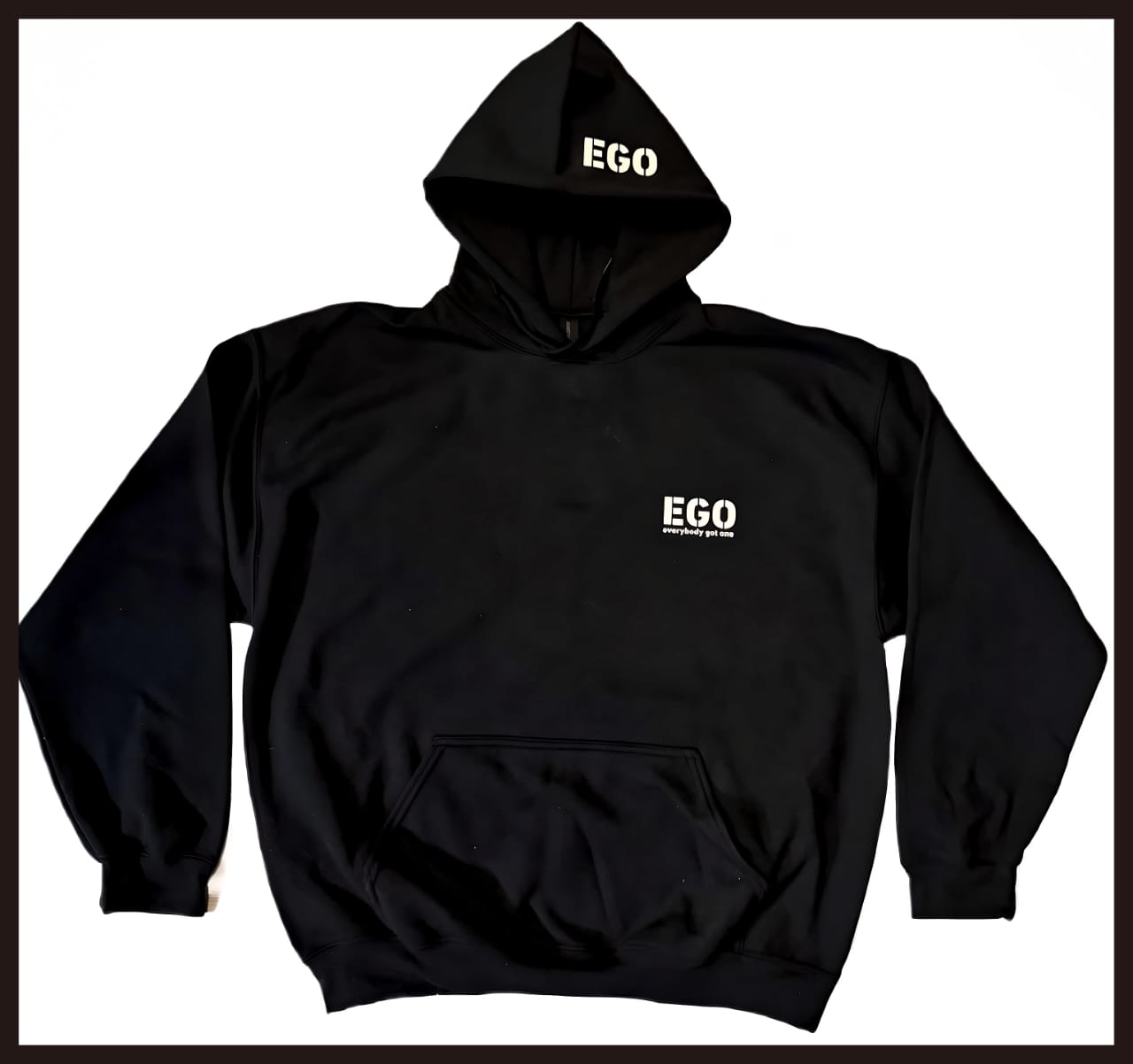 Ego black and white hoodie: The Vader