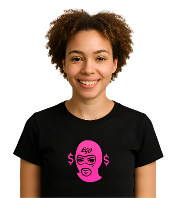 Black and Pink EGO Shiesty T shirt