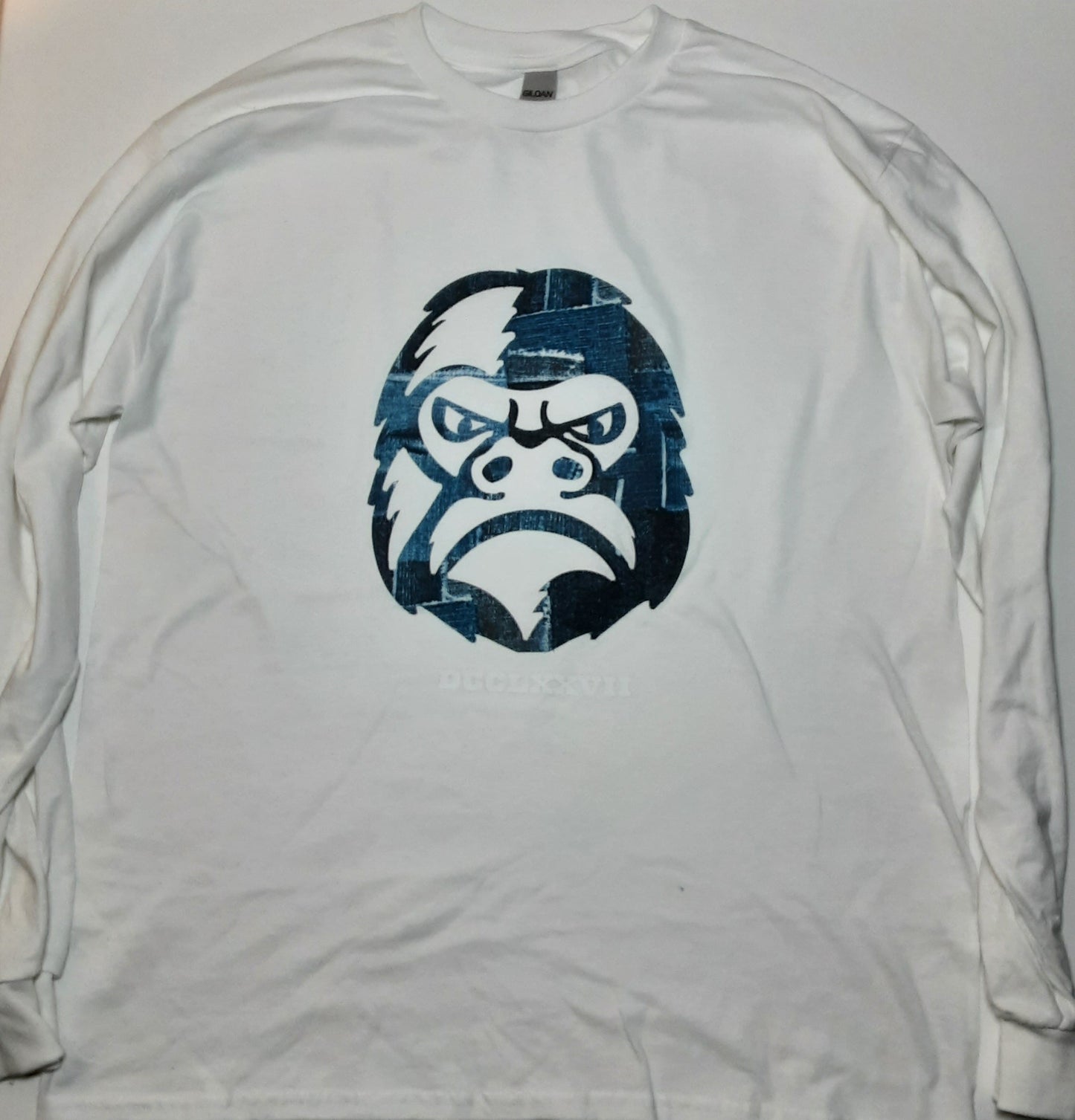 Apollo - Blue Jean Long Sleeve Jynx - Black and White Print Sweater