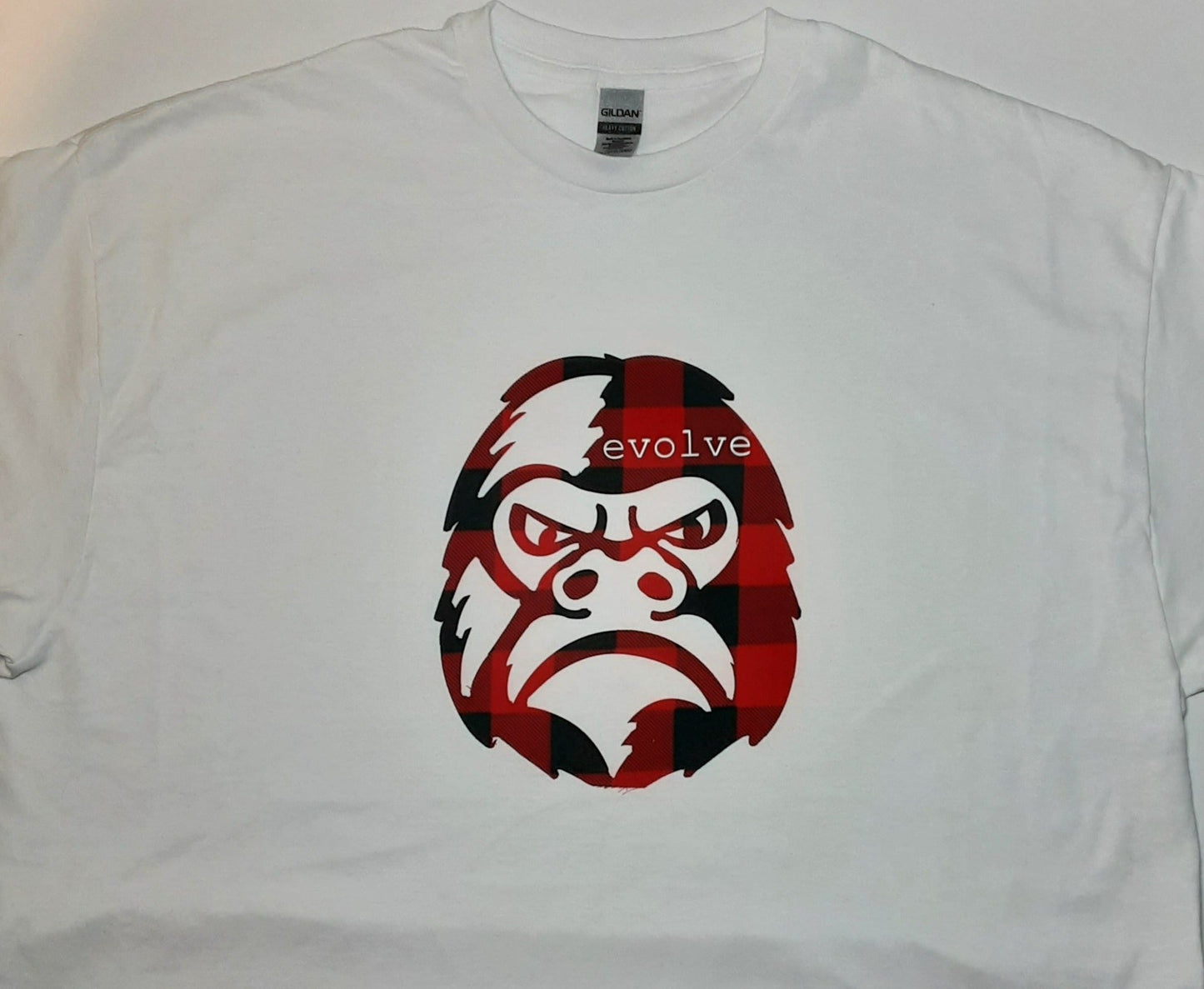 Apollo - White, Red, and Black Lumberjack (evolve) T-Shirt