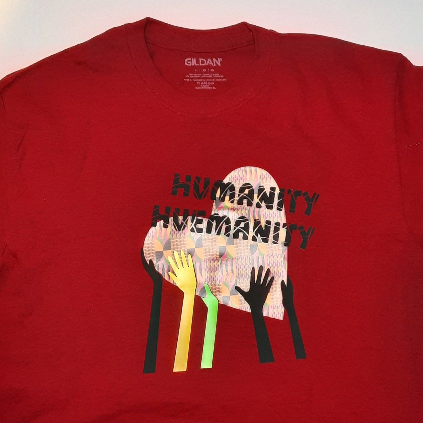 Humanity Hands - Red T-Shirt