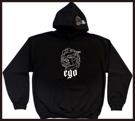 Black and White Ego Hoodie