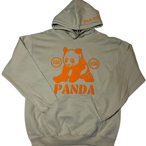 Tan x Orange Panda Hoodie aka The Woodsman