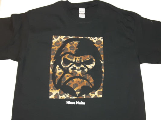 Apollo - Black Box Leopard Print T-Shirt