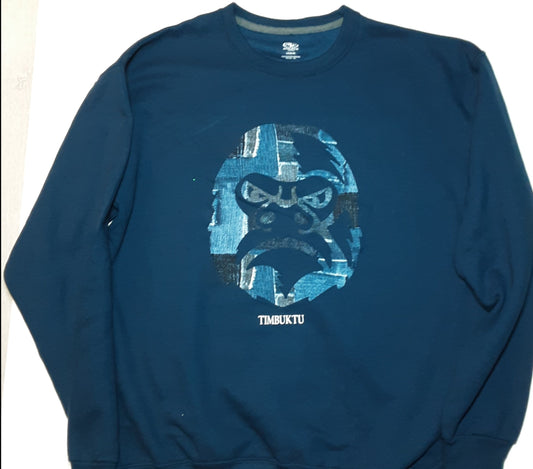 Apollo - Blue on Blue Jean Timbuktu Sweater