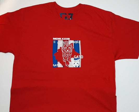 Gato (freestyle) - Gato- Red, White, and Blue Americana T-Shirt