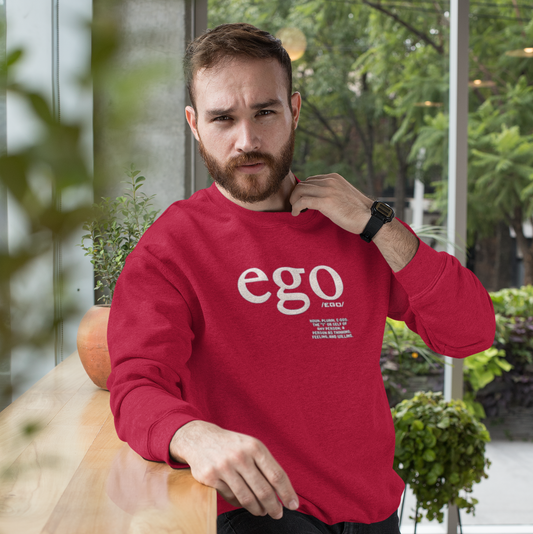 Red & White Sweatshirt